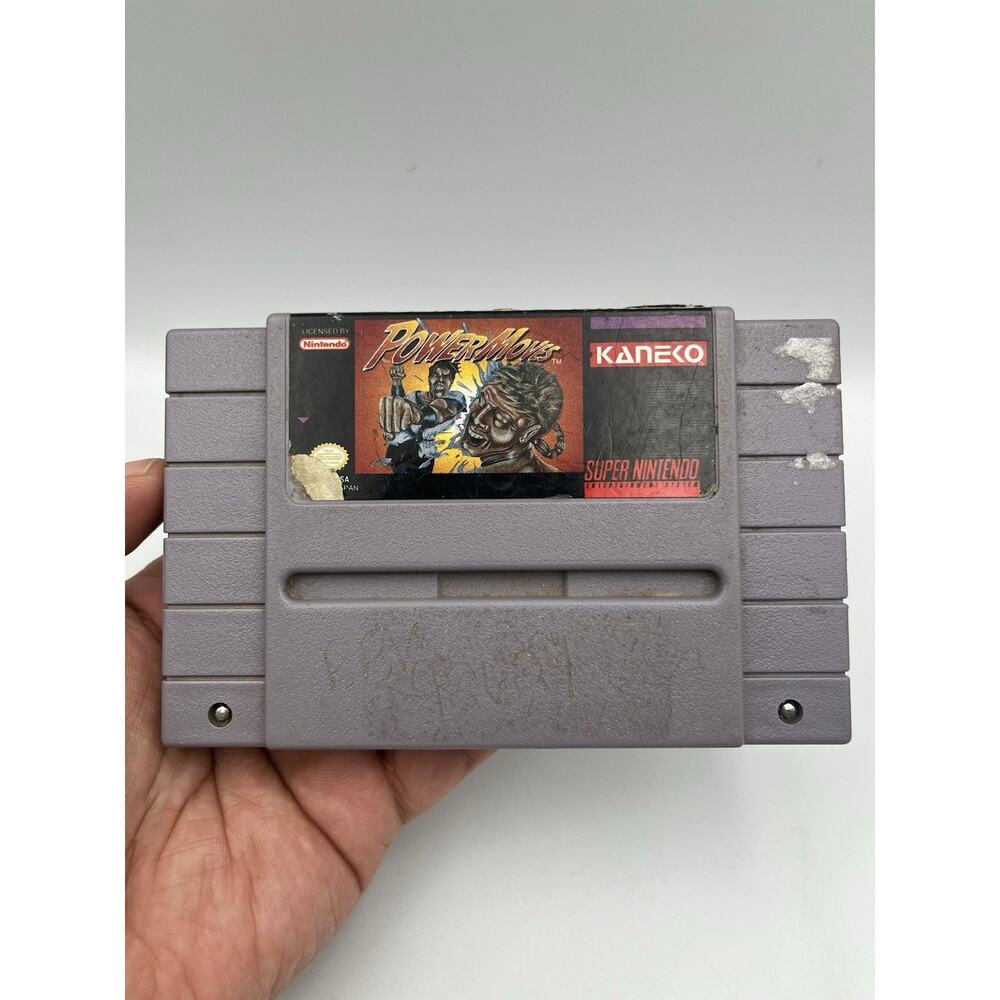 Power Moves Super Nintendo SNES Game 1992 Authentic Tested
